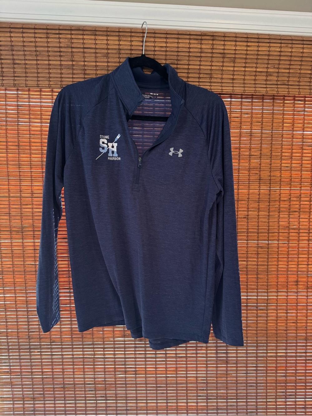 Under Armour Navy Long-Sleeve Quarter Zip Pullover